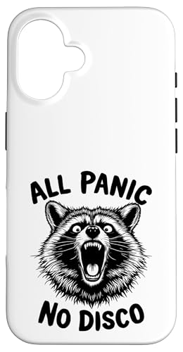 Feral All Panic No Disco Waschbär Waschbär Hülle für iPhone 16 Feral All Panic No Disco Waschbär Waschbär Hülle für iPhone 16 von Weird Raccoon Designs