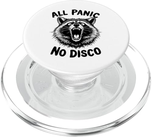 Feral All Panic No Disco Waschbär Waschbär PopSockets PopGrip für MagSafe Feral All Panic No Disco Waschbär Waschbär PopSockets PopGrip für MagSafe von Weird Raccoon Designs