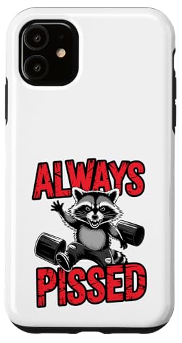 Feral Racoon Design Always Pissed Vulgärer Waschbär für Erwachsene Hülle für iPhone 11 Feral Racoon Design Always Pissed Vulgärer Waschbär für Erwachsene Hülle für iPhone 11 von Weird Raccoon Designs