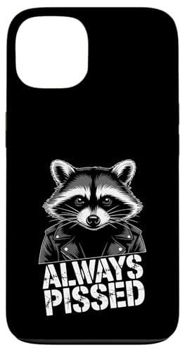 Feral Racoon Design Always Pissed Vulgärer Waschbär für Erwachsene Hülle für iPhone 13 von Weird Raccoon Designs