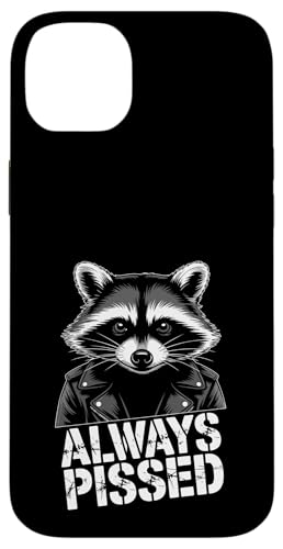 Feral Racoon Design Always Pissed Vulgärer Waschbär für Erwachsene Hülle für iPhone 14 Plus von Weird Raccoon Designs