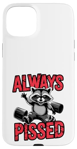 Feral Racoon Design Always Pissed Vulgärer Waschbär für Erwachsene Hülle für iPhone 15 Plus Feral Racoon Design Always Pissed Vulgärer Waschbär für Erwachsene Hülle für iPhone 15 Plus von Weird Raccoon Designs