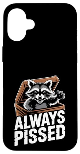Feral Racoon Design Always Pissed Vulgärer Waschbär für Erwachsene Hülle für iPhone 16 Plus Feral Racoon Design Always Pissed Vulgärer Waschbär für Erwachsene Hülle für iPhone 16 Plus von Weird Raccoon Designs