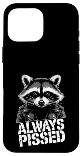Feral Racoon Design Always Pissed Vulgärer Waschbär für Erwachsene Hülle für iPhone 16 Pro Max Feral Racoon Design Always Pissed Vulgärer Waschbär für Erwachsene Hülle für iPhone 16 Pro Max von Weird Raccoon Designs