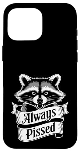 Feral Racoon Design Always Pissed Vulgärer Waschbär für Erwachsene Hülle für iPhone 16 Pro Max Feral Racoon Design Always Pissed Vulgärer Waschbär für Erwachsene Hülle für iPhone 16 Pro Max von Weird Raccoon Designs