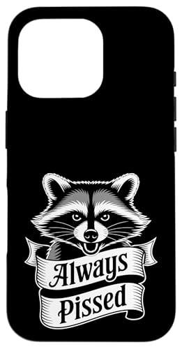 Feral Racoon Design Always Pissed Vulgärer Waschbär für Erwachsene Hülle für iPhone 16 Pro Feral Racoon Design Always Pissed Vulgärer Waschbär für Erwachsene Hülle für iPhone 16 Pro von Weird Raccoon Designs