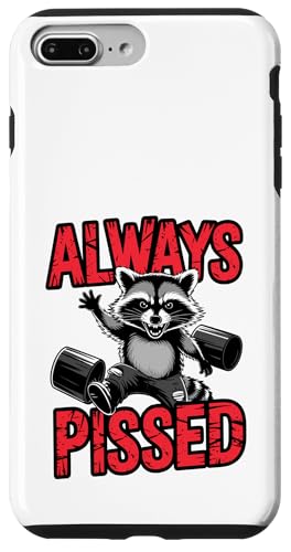 Feral Racoon Design Always Pissed Vulgärer Waschbär für Erwachsene Hülle für iPhone 7 Plus/8 Plus Feral Racoon Design Always Pissed Vulgärer Waschbär für Erwachsene Hülle für iPhone 7 Plus/8 Plus von Weird Raccoon Designs
