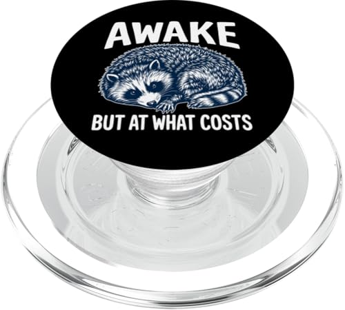 Feral Racoon Schlafender müder Waschbär PopSockets PopGrip für MagSafe Feral Racoon Schlafender müder Waschbär PopSockets PopGrip für MagSafe von Weird Raccoon Designs