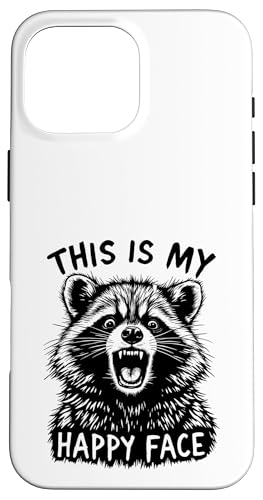 Feral This Is My Happy Face Waschbär Hülle für iPhone 16 Pro Max Feral This Is My Happy Face Waschbär Hülle für iPhone 16 Pro Max von Weird Raccoon Designs