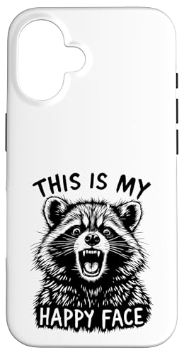 Feral This Is My Happy Face Waschbär Hülle für iPhone 16 Feral This Is My Happy Face Waschbär Hülle für iPhone 16 von Weird Raccoon Designs