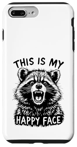 Feral This Is My Happy Face Waschbär Hülle für iPhone 7 Plus/8 Plus Feral This Is My Happy Face Waschbär Hülle für iPhone 7 Plus/8 Plus von Weird Raccoon Designs