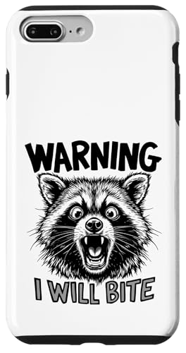 Feral Warning I WIll Bite Waschbär Hülle für iPhone 7 Plus/8 Plus Feral Warning I WIll Bite Waschbär Hülle für iPhone 7 Plus/8 Plus von Weird Raccoon Designs