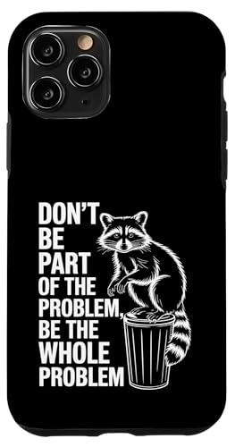Feral Waschbär Hülle für iPhone 11 Pro von Weird Raccoon Designs