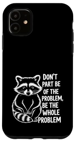 Feral Waschbär Hülle für iPhone 11 von Weird Raccoon Designs
