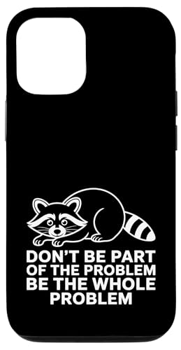 Feral Waschbär Hülle für iPhone 12/12 Pro von Weird Raccoon Designs