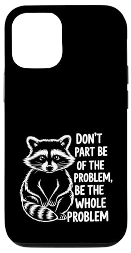 Feral Waschbär Hülle für iPhone 12/12 Pro von Weird Raccoon Designs