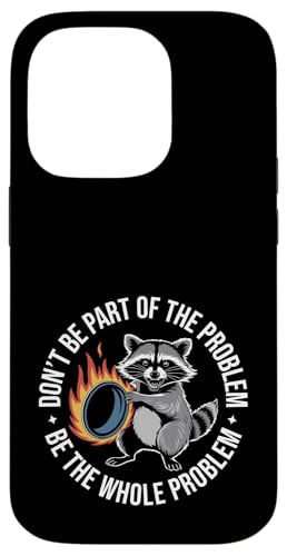 Feral Waschbär Hülle für iPhone 14 Pro von Weird Raccoon Designs