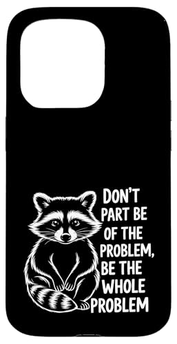 Feral Waschbär Hülle für iPhone 15 Pro von Weird Raccoon Designs