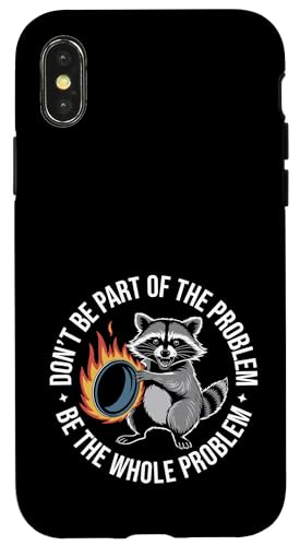 Feral Waschbär Hülle für iPhone X/XS von Weird Raccoon Designs