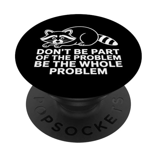 Feral Waschbär PopSockets Klebender PopGrip Feral Waschbär PopSockets Klebender PopGrip von Weird Raccoon Designs