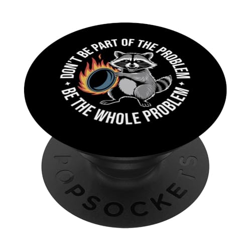 Feral Waschbär PopSockets Klebender PopGrip Feral Waschbär PopSockets Klebender PopGrip von Weird Raccoon Designs