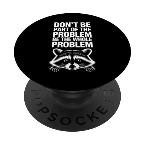 Feral Waschbär PopSockets Klebender PopGrip Feral Waschbär PopSockets Klebender PopGrip von Weird Raccoon Designs