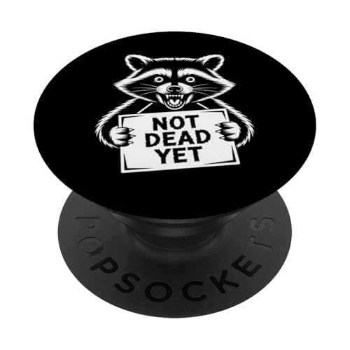 Feral Waschbär PopSockets Klebender PopGrip Feral Waschbär PopSockets Klebender PopGrip von Weird Raccoon Designs