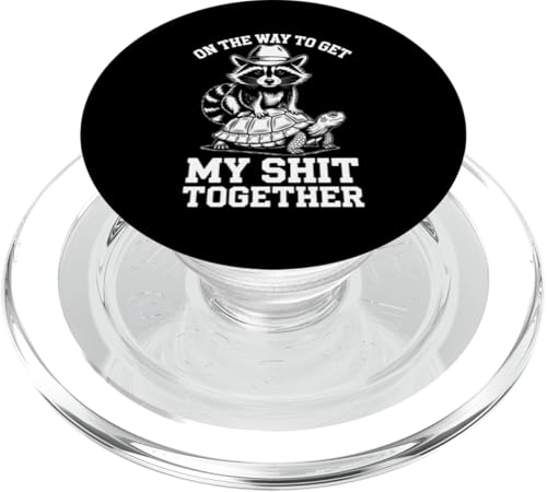 Feral Waschbär PopSockets PopGrip für MagSafe Feral Waschbär PopSockets PopGrip für MagSafe von Weird Raccoon Designs
