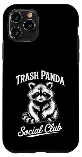 Social Club „Wilder Waschbär“ Hülle für iPhone 11 Pro von Weird Raccoon Designs
