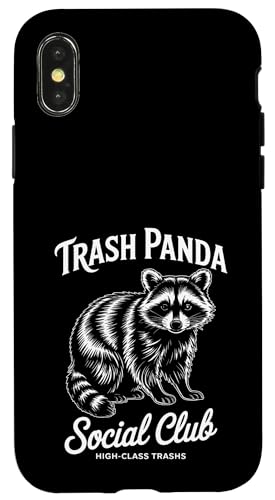 Social Club „Wilder Waschbär“ Hülle für iPhone X/XS von Weird Raccoon Designs