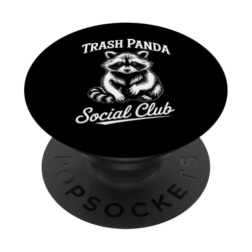 Social Club „Wilder Waschbär“ PopSockets Klebender PopGrip Social Club „Wilder Waschbär“ PopSockets Klebender PopGrip von Weird Raccoon Designs