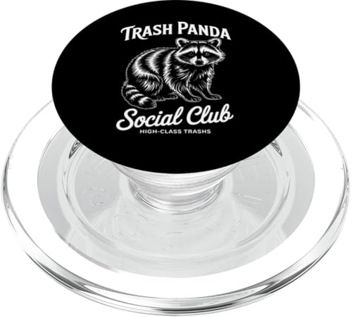 Social Club „Wilder Waschbär“ PopSockets PopGrip für MagSafe Social Club „Wilder Waschbär“ PopSockets PopGrip für MagSafe von Weird Raccoon Designs