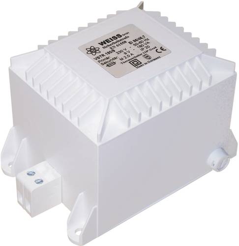 Weiss Elektrotechnik VSTR 55/18 Sicherheitstransformator 1 x 230V 1 x 18 V/AC 55 VA 3.06A Weiss Elektrotechnik VSTR 55/18 Sicherheitstransformator 1 x 230V 1 x 18 V/AC 55 VA 3.06A von Weiss Elektrotechnik