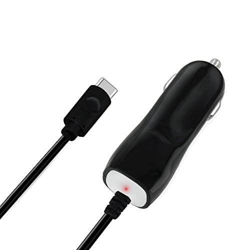 KFZ Ladegerät USB-C 2,0A 12V 24V Zigarettenanzünder Ladekabel für Smartphones z.B. Samsung Galaxy A5 (2017/2018) Galaxy A3 (2017/2018) Galaxy S9 Galaxy S9+ Huawei P9 P10 P20 lite von Weiss - More Power +