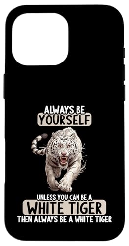 White Tiger Weiße Tiger Weißer Tiger Hülle für iPhone 16 Pro Max White Tiger Weiße Tiger Weißer Tiger Hülle für iPhone 16 Pro Max von Weiße Tiger Weißer Tiger Geschenk Shop