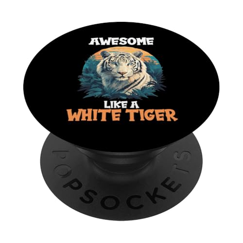 White Tiger Weiße Tiger Weißer Tiger PopSockets Klebender PopGrip White Tiger Weiße Tiger Weißer Tiger PopSockets Klebender PopGrip von Weiße Tiger Weißer Tiger Geschenk Shop