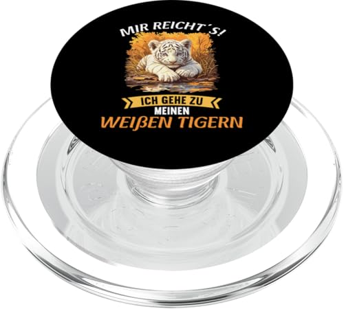 White Tiger Weiße Tiger Weißer Tiger PopSockets PopGrip für MagSafe White Tiger Weiße Tiger Weißer Tiger PopSockets PopGrip für MagSafe von Weiße Tiger Weißer Tiger Geschenk Shop