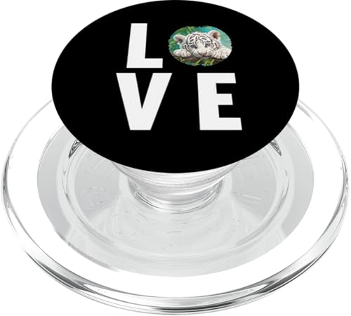 White Tiger Weiße Tiger Weißer Tiger PopSockets PopGrip für MagSafe White Tiger Weiße Tiger Weißer Tiger PopSockets PopGrip für MagSafe von Weiße Tiger Weißer Tiger Geschenk Shop