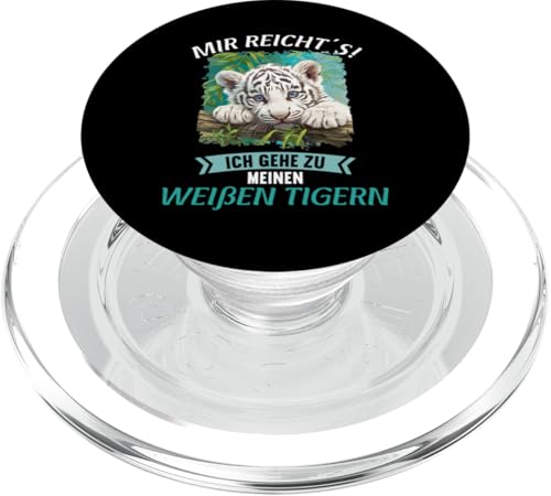 White Tiger Weiße Tiger Weißer Tiger PopSockets PopGrip für MagSafe White Tiger Weiße Tiger Weißer Tiger PopSockets PopGrip für MagSafe von Weiße Tiger Weißer Tiger Geschenk Shop