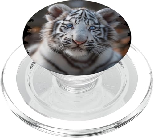White Tiger Weiße Tiger Weißer Tiger PopSockets PopGrip für MagSafe White Tiger Weiße Tiger Weißer Tiger PopSockets PopGrip für MagSafe von Weiße Tiger Weißer Tiger Geschenk Shop