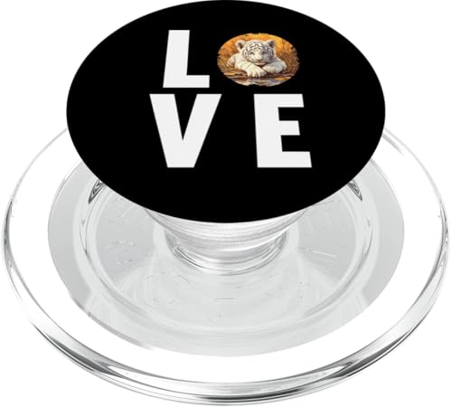 White Tiger Weiße Tiger Weißer Tiger PopSockets PopGrip für MagSafe White Tiger Weiße Tiger Weißer Tiger PopSockets PopGrip für MagSafe von Weiße Tiger Weißer Tiger Geschenk Shop