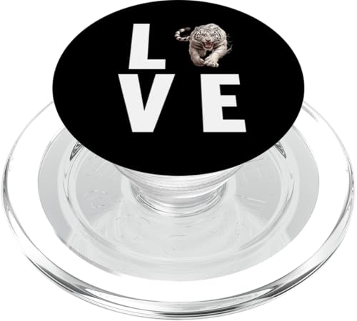 White Tiger Weiße Tiger Weißer Tiger PopSockets PopGrip für MagSafe White Tiger Weiße Tiger Weißer Tiger PopSockets PopGrip für MagSafe von Weiße Tiger Weißer Tiger Geschenk Shop