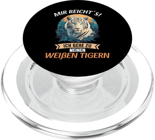 White Tiger Weiße Tiger Weißer Tiger PopSockets PopGrip für MagSafe White Tiger Weiße Tiger Weißer Tiger PopSockets PopGrip für MagSafe von Weiße Tiger Weißer Tiger Geschenk Shop