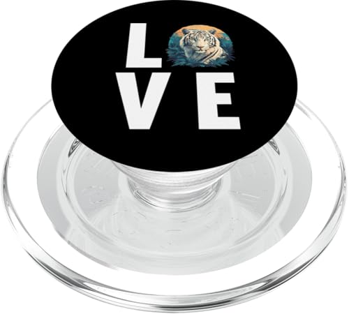 White Tiger Weiße Tiger Weißer Tiger PopSockets PopGrip für MagSafe White Tiger Weiße Tiger Weißer Tiger PopSockets PopGrip für MagSafe von Weiße Tiger Weißer Tiger Geschenk Shop