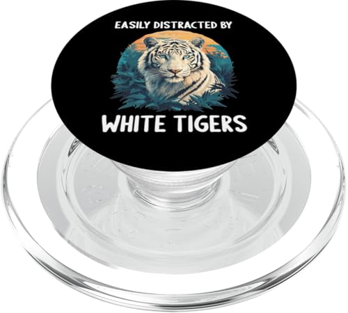 White Tiger Weiße Tiger Weißer Tiger PopSockets PopGrip für MagSafe White Tiger Weiße Tiger Weißer Tiger PopSockets PopGrip für MagSafe von Weiße Tiger Weißer Tiger Geschenk Shop