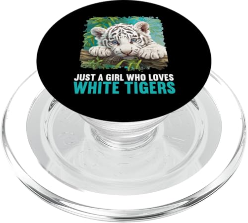 White Tiger Weiße Tiger Weißer Tiger PopSockets PopGrip für MagSafe White Tiger Weiße Tiger Weißer Tiger PopSockets PopGrip für MagSafe von Weiße Tiger Weißer Tiger Geschenk Shop
