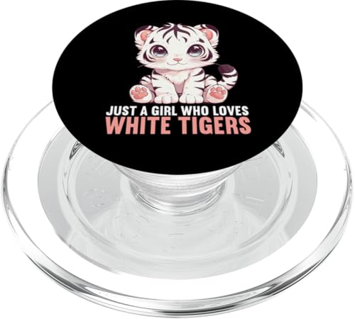 White Tiger Weiße Tiger Weißer Tiger PopSockets PopGrip für MagSafe White Tiger Weiße Tiger Weißer Tiger PopSockets PopGrip für MagSafe von Weiße Tiger Weißer Tiger Geschenk Shop