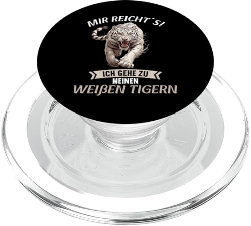 White Tiger Weiße Tiger Weißer Tiger PopSockets PopGrip für MagSafe White Tiger Weiße Tiger Weißer Tiger PopSockets PopGrip für MagSafe von Weiße Tiger Weißer Tiger Geschenk Shop