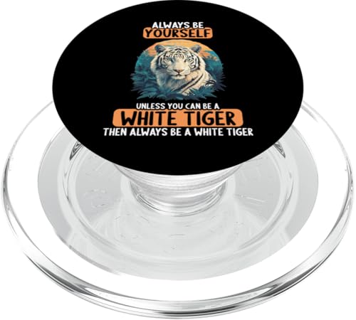 White Tiger Weiße Tiger Weißer Tiger PopSockets PopGrip für MagSafe White Tiger Weiße Tiger Weißer Tiger PopSockets PopGrip für MagSafe von Weiße Tiger Weißer Tiger Geschenk Shop