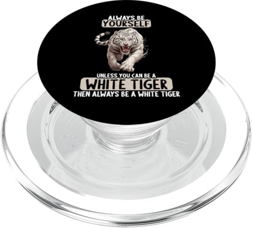White Tiger Weiße Tiger Weißer Tiger PopSockets PopGrip für MagSafe White Tiger Weiße Tiger Weißer Tiger PopSockets PopGrip für MagSafe von Weiße Tiger Weißer Tiger Geschenk Shop